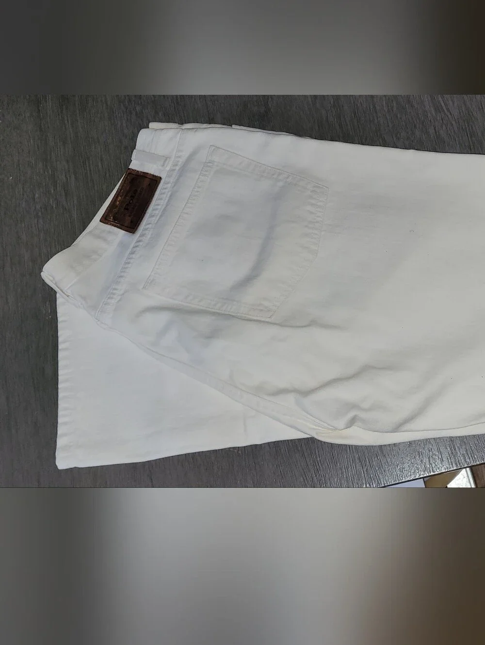 Ralph Lauren Slim Straight White Men's Jeans